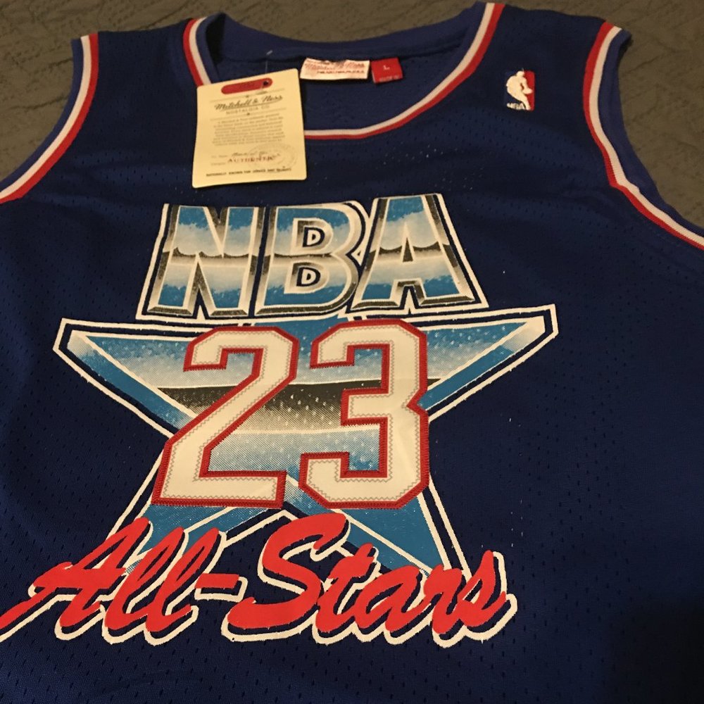 Michael Jordan Blue Nba Allstar  Jersey